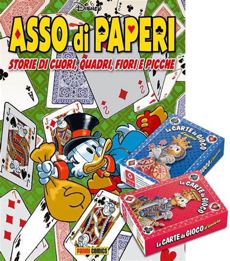 Asso Di Paperi Con 2 Mazzi Di Carte Di Paolo Mottura Disney Mix 14