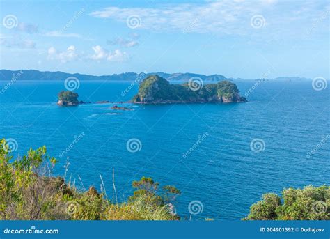 Seaside Of Coromandel Peninsula In New Zealand Stock Photo Image Of