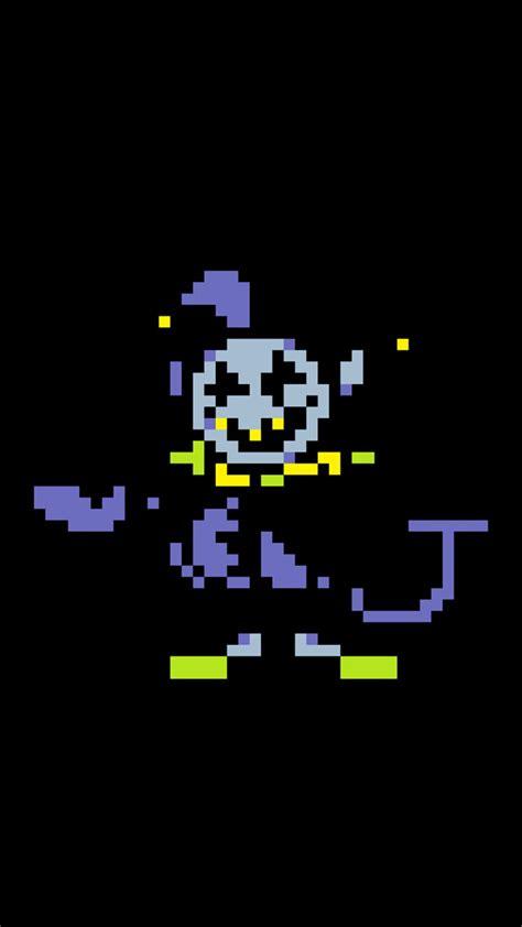 Jevil Black Cool Deltarune Evil Game Orginal Pixel Theme