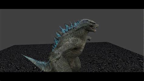 Blender 3d Godzilla 2014 Texture Switch Test 2 Youtube