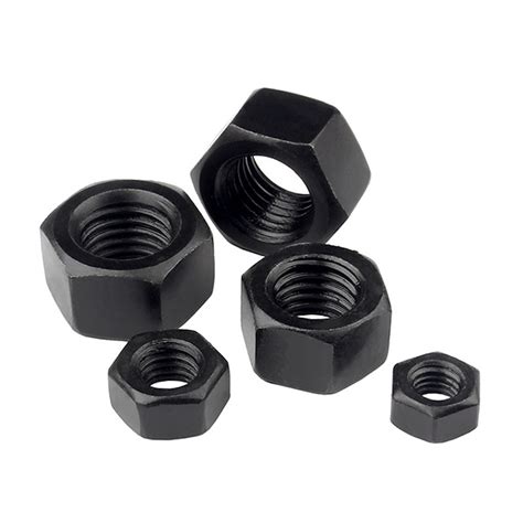 China Grade Din Hex Nut Black Oxide Coarse Thread Manufacturers