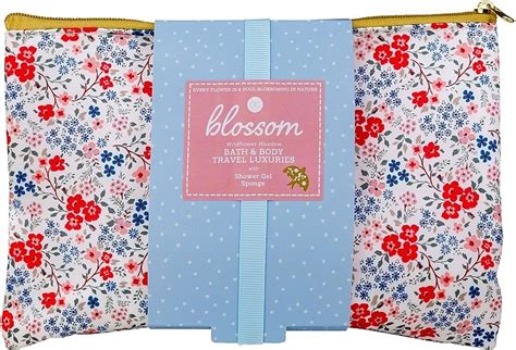 Accentra Blossom Bath Care Set Sh Gel Ml Sponge Pcs Bag Pcs