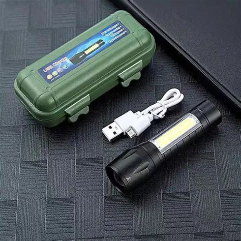 Led Flashlight Rechargeable Usb Mini Torch Ultra Brightest Zoom Flash