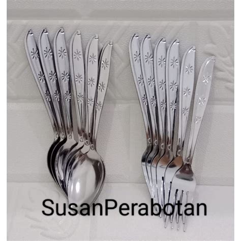 Jual 12 Pcs Sendok Bintang Stainless Tebal High Quality Shopee Indonesia