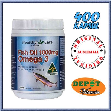 Jual Healthy Care Fish Oil Mg Capsules Di Lapak Depot Vitamin