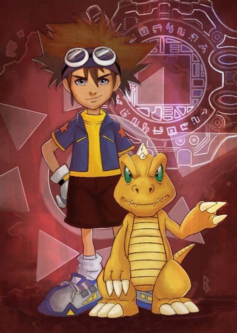 Artstation Taichi And Agumon Digimon Adventure