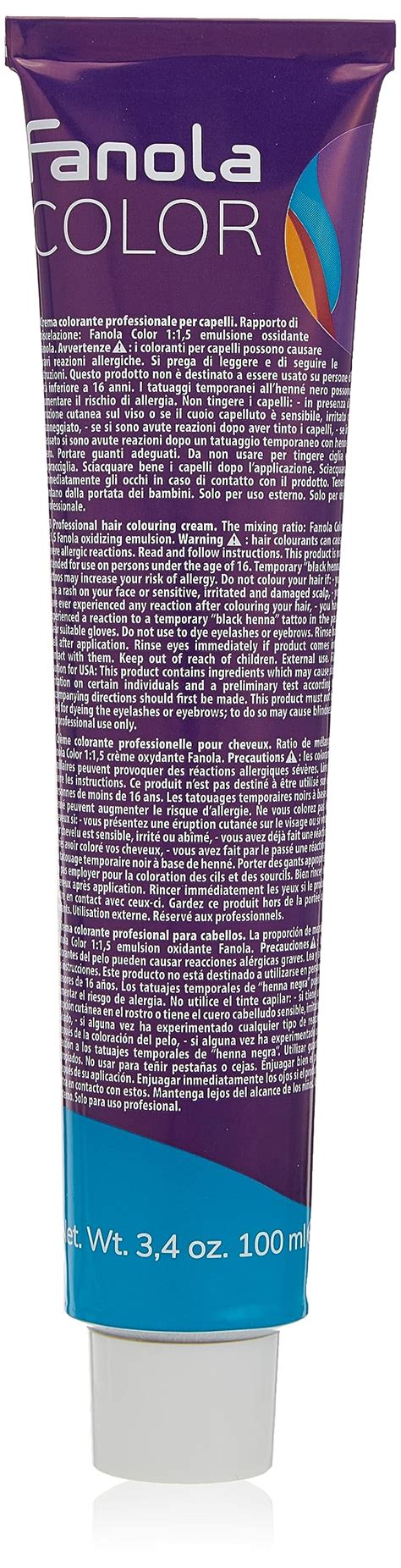 Buy Fanola Crema Colore Light Blonde Intense Ash Colouring Cream Ml International