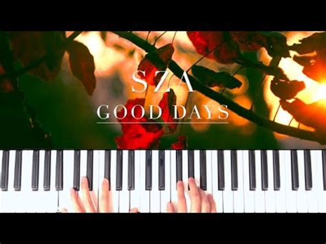 Sza Good Days Piano Cover Youtube