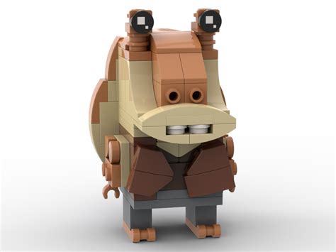 Lego Moc Jar Jar Binks Brickheadz By Imperial Brickz Rebrickable