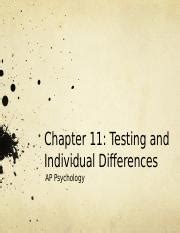 Understanding Intelligence Testing And Individual Differences Course