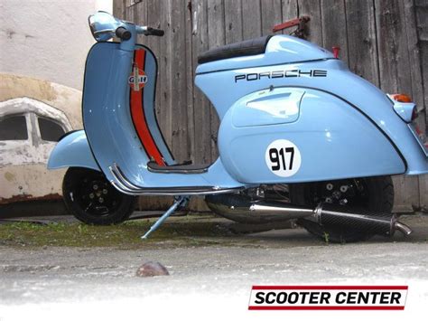 Custom Vespa Im Gulf Design Mit Bgm PRO F16 Sto D Mpfer F R Stra E