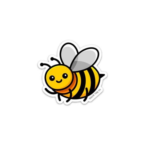 The Bumble Bee Sticker Bee Sticker Blank Stickers Aesthetic Stickers