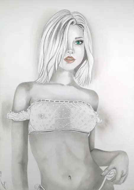 Aktzeichnung Akt Pin Up Nude Drawing Erotic Nu Dessin