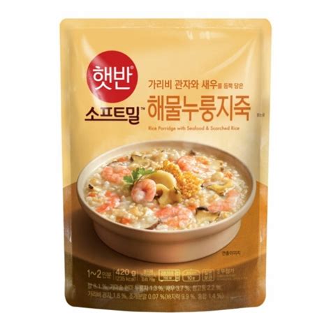 Cj Hetbahn Korean Advanced Porridge Series G Shopee Singapore