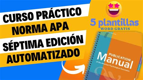 Curso Práctico De Norma Apa 7ma Edición Completo Y Automatizado Con