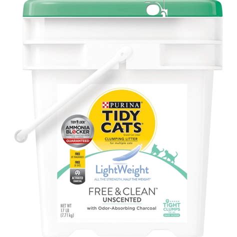 Purina Tidy Cats Low Dust Clumping Cat Litter LightWeight Free