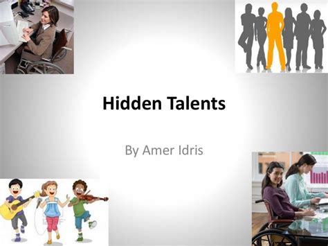 Hidden Talents Presentation