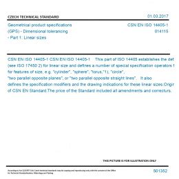 Csn En Iso Geometrical Product Specifications Gps