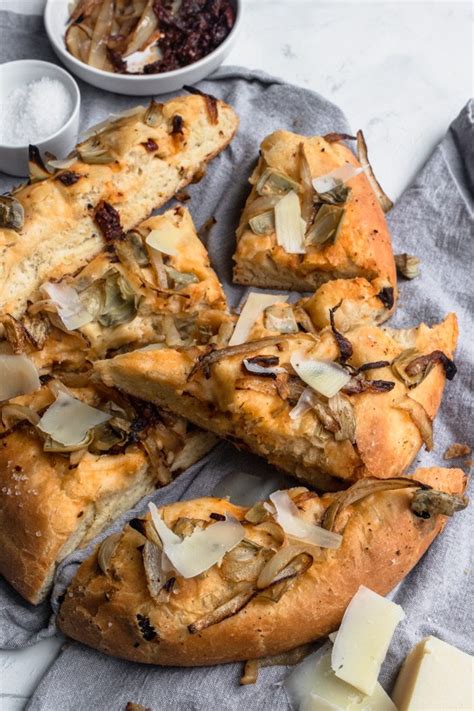 Sun Dried Tomato Artichoke And Parmesan Focaccia Good Things Baking Co