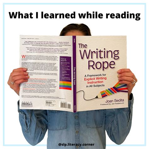 The Writing Rope - Book Summary — SLP Literacy Corner