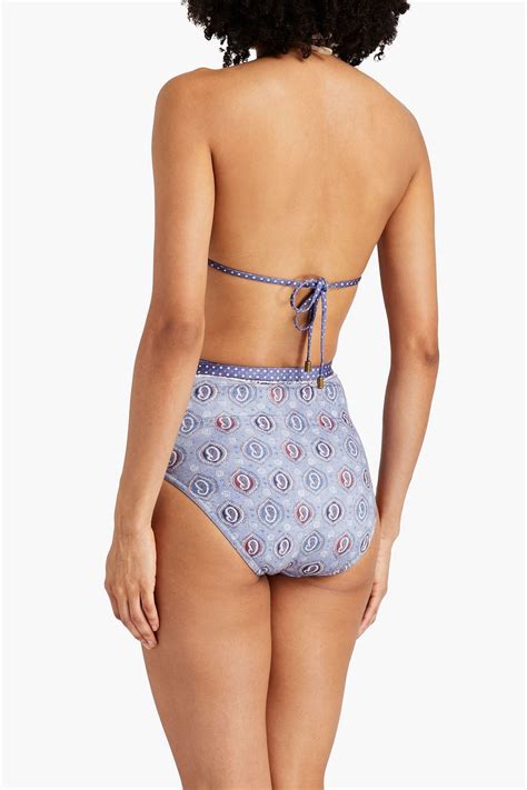 Zimmermann Paisley Print Bikini The Outnet