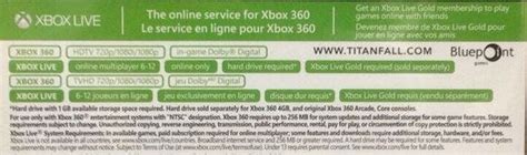 Titanfall Xbox 360 Requiert 1gb Dinstallation Xbox Xboxygen