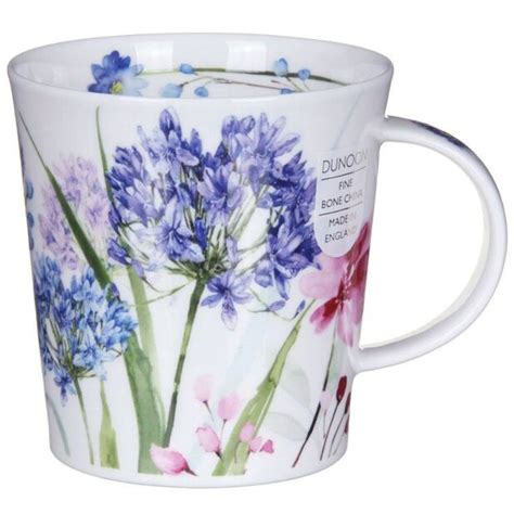 Dunoon Wild Garden Agapanthus Lomond Shape Mug Temptation Gifts