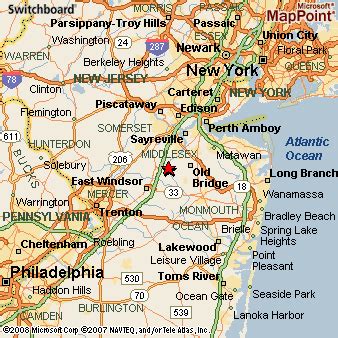 Monroe Township, New Jersey Area Map & More