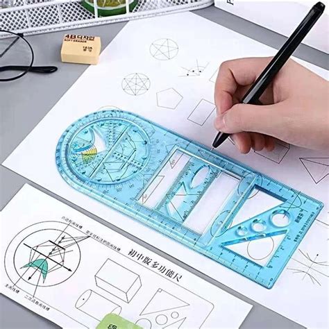 1pc multifunctional rotatable math activity ruler ft – Artofit