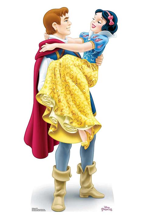 Princess Snow White and Prince Florian Official Disney Cardboard Cutout | Fruugo US