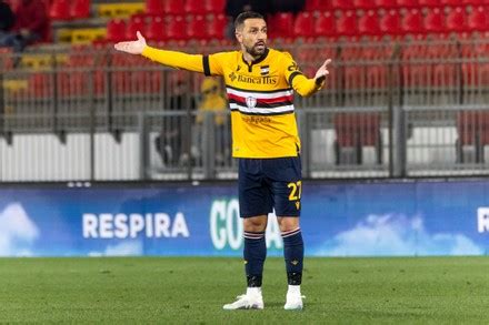 Fabio Quagliarella Uc Sampdoria Action During Editorial Stock Photo