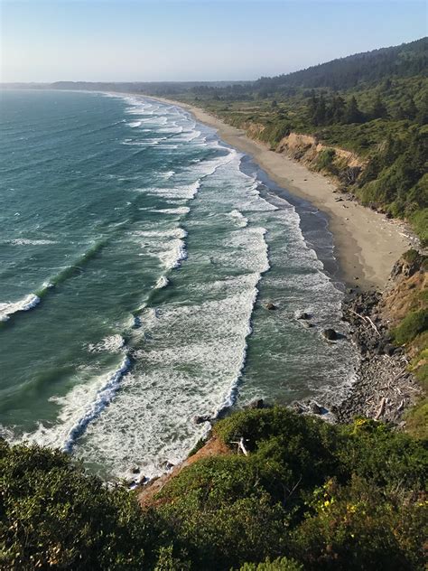 Crescent Beach And The Crescent Beach Overlook