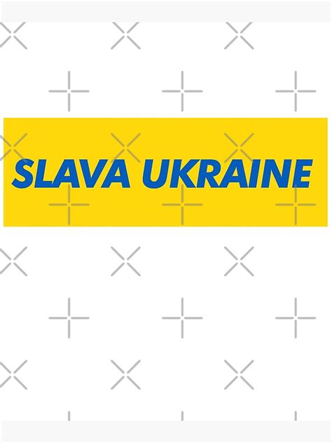 Fuck Putin I Stand With Ukraine Slava Ukraini Poster By Ozumdesigns Redbubble