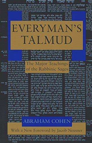 9780805210323 Everymans Talmud The Major Teachings Of The Rabbinic