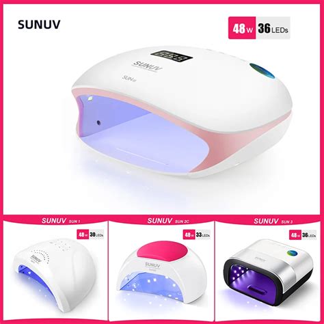 Sunuv Secador De U As De Gel L Mpara Led Uv Para Manicura W W W