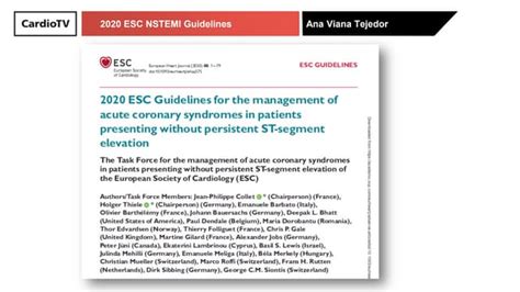 2020 Nstemi Guidelines Ppt