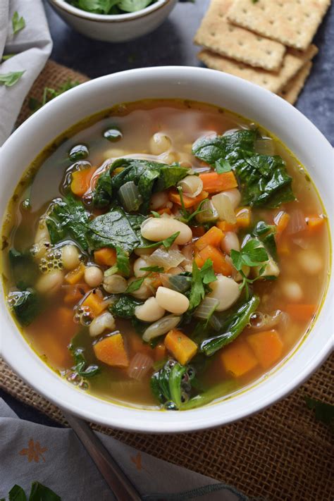 White Bean And Spinach Soup Julias Cuisine