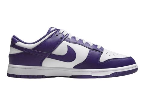 Nike Dunk Low Championship Court Purple Dd Sneaker Baker