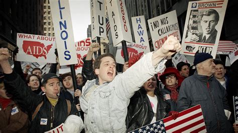 Flashback Radical Aids Activist Group Act Up Nbc News