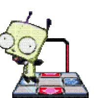 Invader Zim Gir Gir Invader Zim Sticker Invader Zim Gir Invader Zim