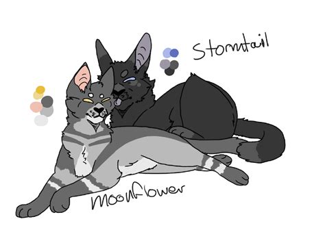 Moonflower and Stormtail by greenskes on DeviantArt