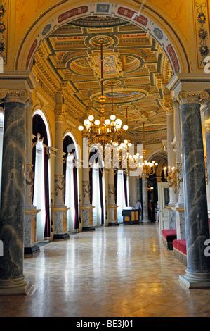 view at the interior inside the semperoper dresden germany photographed ...