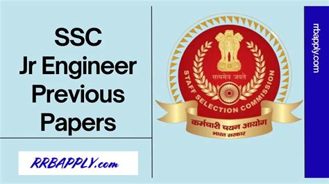 SSC JE Previous Question Paper Get Staff Selection Commission JE Old