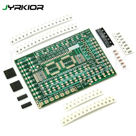 Jyrkior Beginner Diy Smd Smt Components Practice Board Soldering Skill