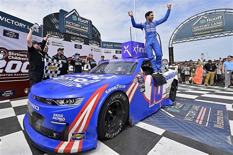 Kyle Larson Takes Darlington Xfinity Win In Last Lap