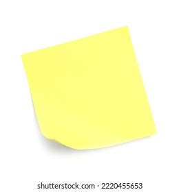 Blank Yellow Sticky Note On White Stock Photo Shutterstock