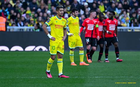 FC Nantes FC Nantes Stade Rennais FC 0 1 Une défaite dans le