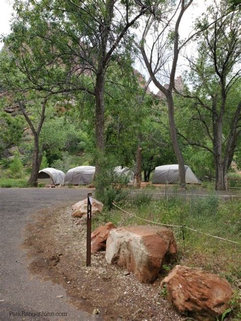 Watchman Campground Zion National Park Park Ranger John