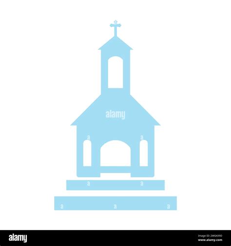 Church Flat Icon Vector Illustration Stock Vector Image Art Alamy