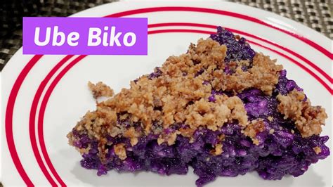 Ube Biko Is A Delicious Filipino Kakanin Youtube